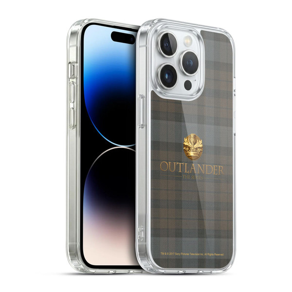 Outlander Tartans Plaid Soft Gel Case for Apple iPhone 14 Pro & MagSafe
