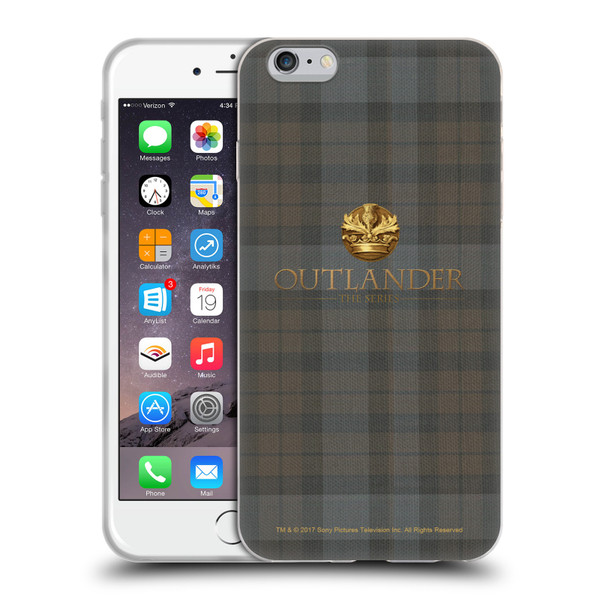 Outlander Tartans Plaid Soft Gel Case for Apple iPhone 6 Plus / iPhone 6s Plus