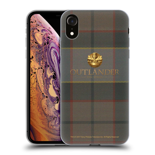 Outlander Tartans Fraser Soft Gel Case for Apple iPhone XR