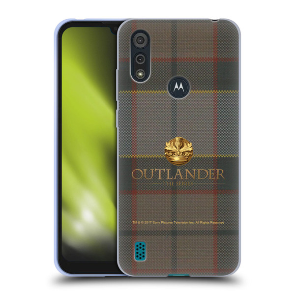 Outlander Tartans Fraser Soft Gel Case for Motorola Moto E6s (2020)