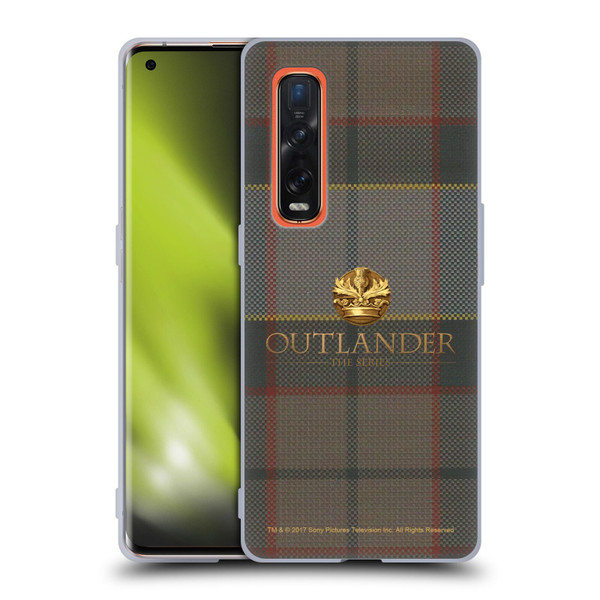 Outlander Tartans Fraser Soft Gel Case for OPPO Find X2 Pro 5G
