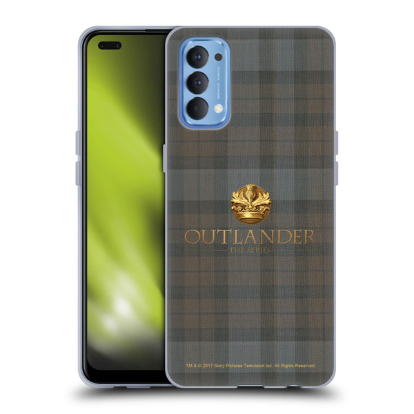 Outlander Tartans Plaid Soft Gel Case for OPPO Reno 4 5G