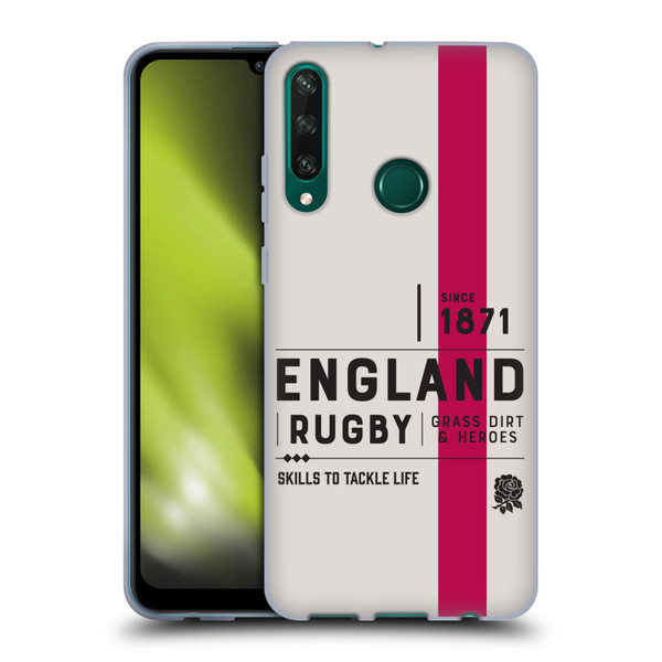 England Rugby Union History Since 1871 Soft Gel Case for Huawei Y6p