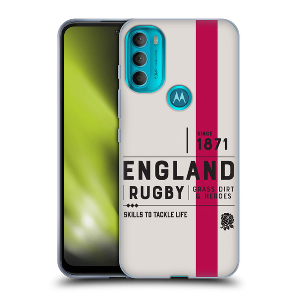 England Rugby Union History Since 1871 Soft Gel Case for Motorola Moto G71 5G