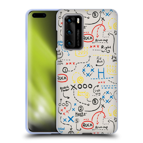 England Rugby Union Kids Older Play Soft Gel Case for Huawei P40 5G