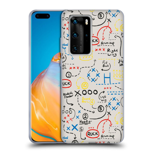 England Rugby Union Kids Older Play Soft Gel Case for Huawei P40 Pro / P40 Pro Plus 5G