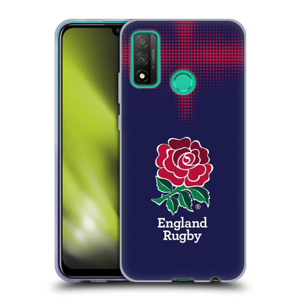 England Rugby Union 2016/17 The Rose Alternate Kit Soft Gel Case for Huawei P Smart (2020)