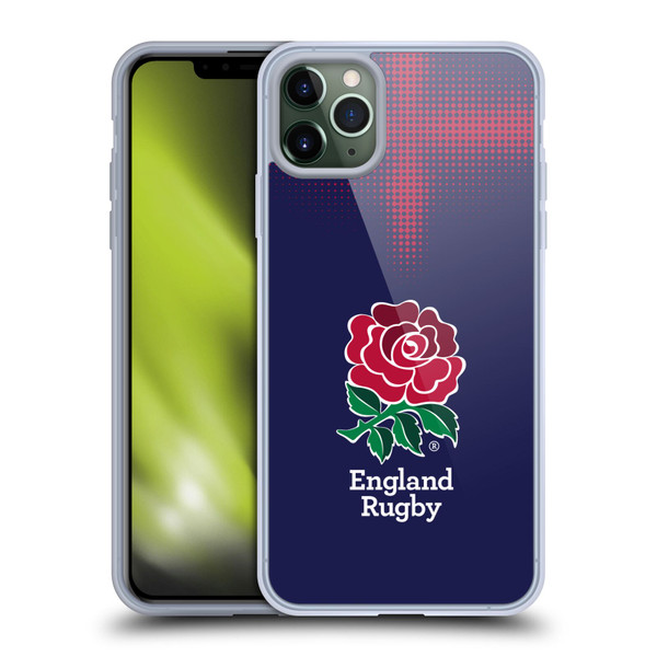 England Rugby Union 2016/17 The Rose Alternate Kit Soft Gel Case for Apple iPhone 11 Pro Max