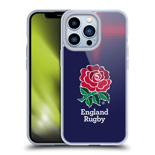 England Rugby Union 2016/17 The Rose Alternate Kit Soft Gel Case for Apple iPhone 13 Pro