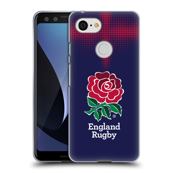 England Rugby Union 2016/17 The Rose Alternate Kit Soft Gel Case for Google Pixel 3