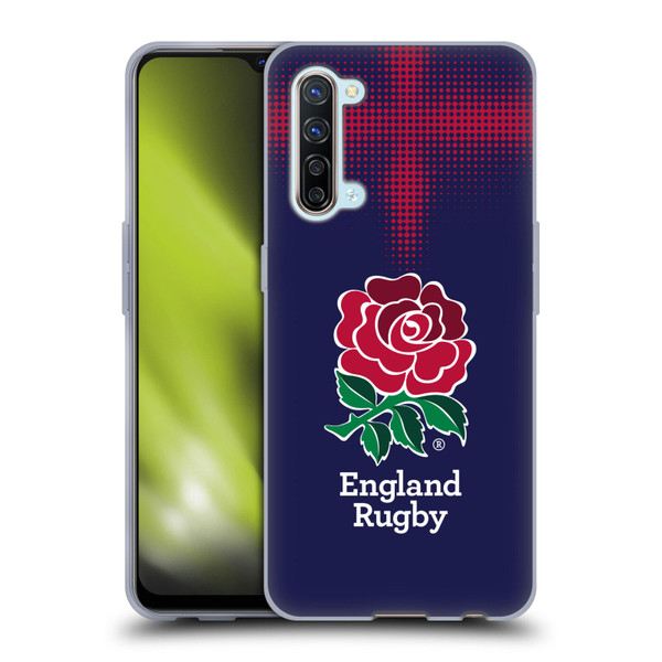 England Rugby Union 2016/17 The Rose Alternate Kit Soft Gel Case for OPPO Find X2 Lite 5G