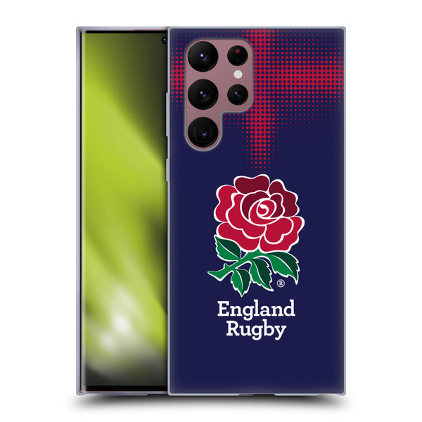England Rugby Union 2016/17 The Rose Alternate Kit Soft Gel Case for Samsung Galaxy S22 Ultra 5G