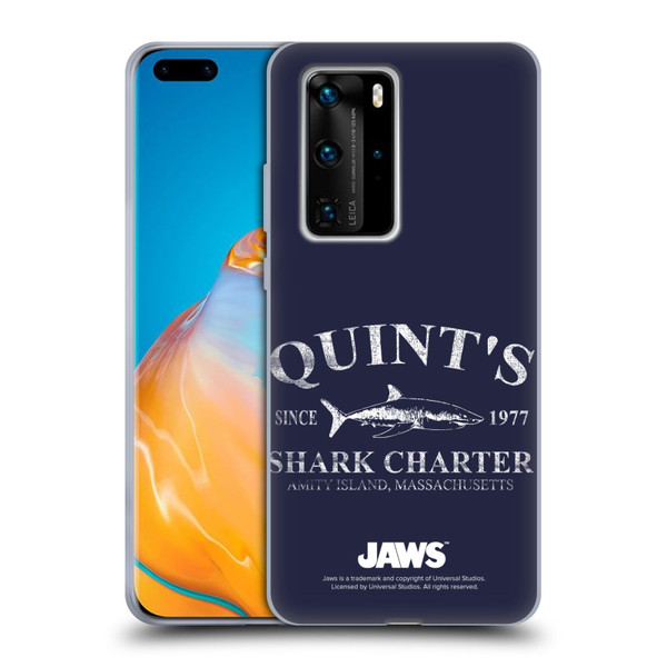 Jaws I Key Art Quint's Shark Charter Soft Gel Case for Huawei P40 Pro / P40 Pro Plus 5G