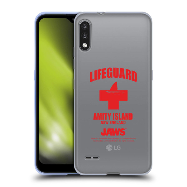 Jaws I Key Art Lifeguard Soft Gel Case for LG K22