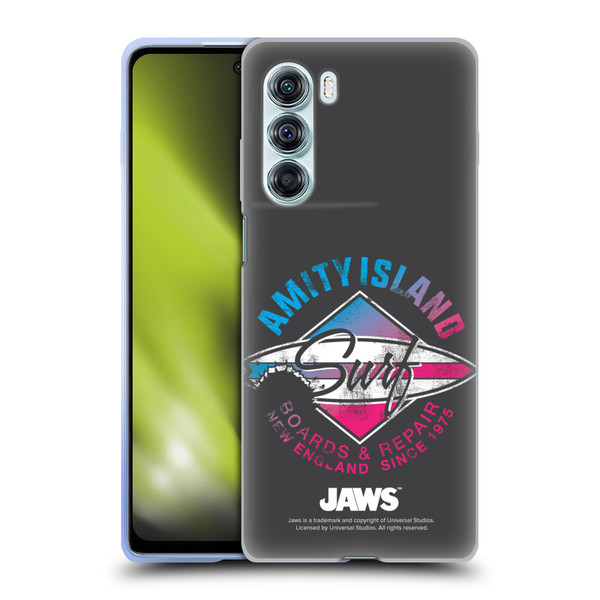 Jaws I Key Art Surf Soft Gel Case for Motorola Edge S30 / Moto G200 5G