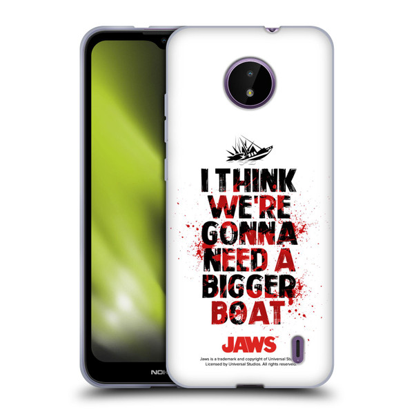 Jaws I Key Art Bigger Boat Soft Gel Case for Nokia C10 / C20