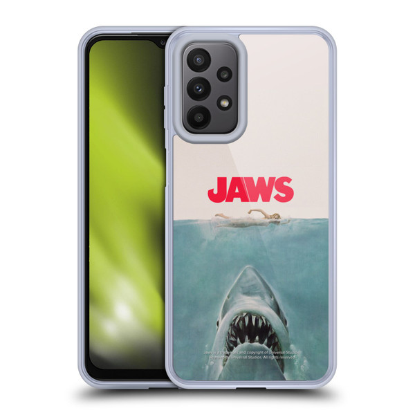 Jaws I Key Art Poster Soft Gel Case for Samsung Galaxy A23 / 5G (2022)