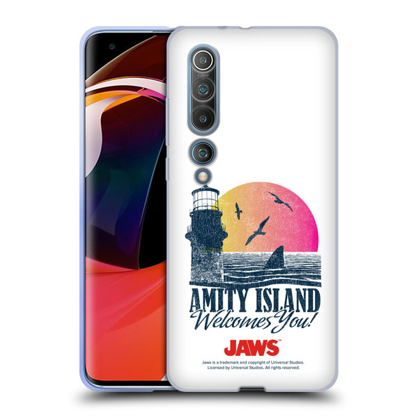 Jaws I Key Art Amity Island Soft Gel Case for Xiaomi Mi 10 5G / Mi 10 Pro 5G