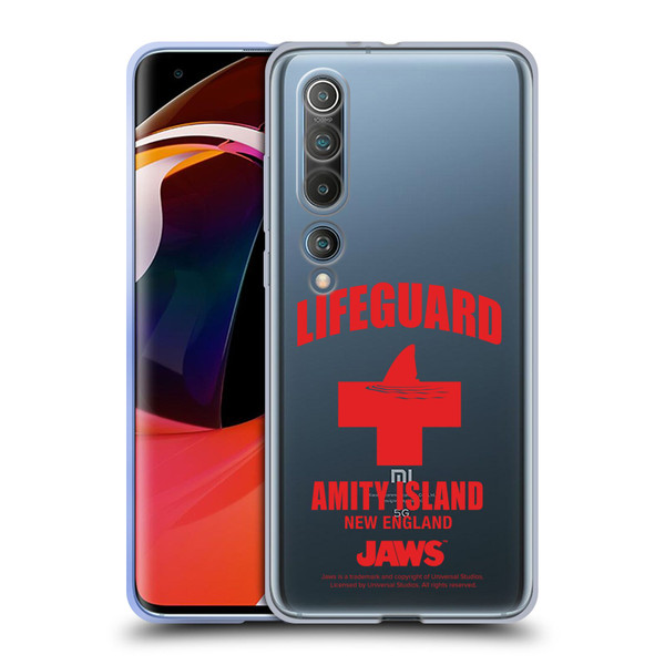 Jaws I Key Art Lifeguard Soft Gel Case for Xiaomi Mi 10 5G / Mi 10 Pro 5G