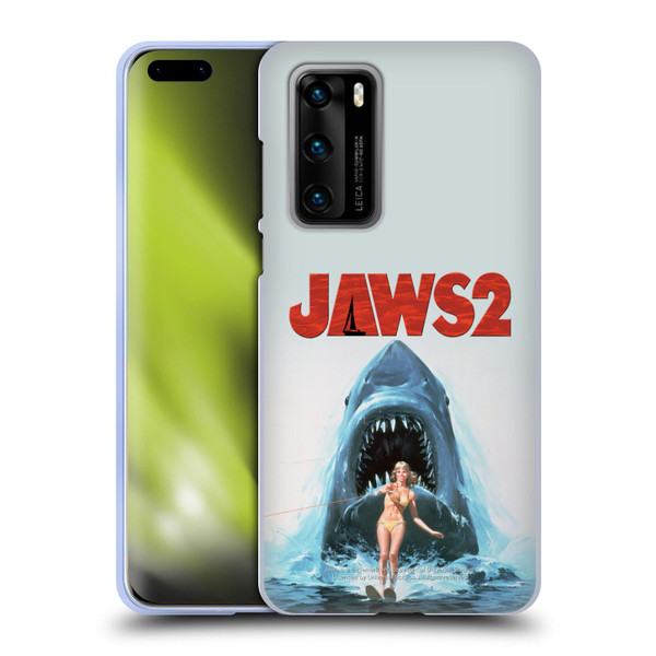 Jaws II Key Art Wakeboarding Poster Soft Gel Case for Huawei P40 5G