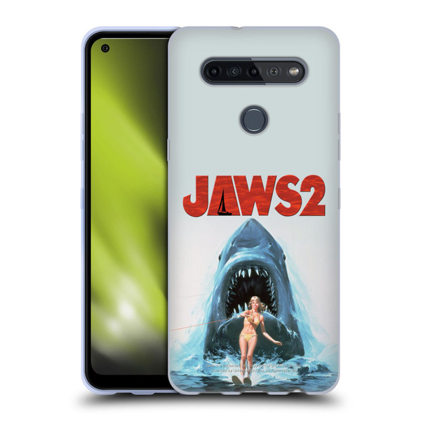 Jaws II Key Art Wakeboarding Poster Soft Gel Case for LG K51S