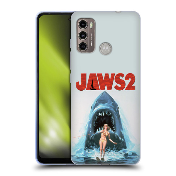 Jaws II Key Art Wakeboarding Poster Soft Gel Case for Motorola Moto G60 / Moto G40 Fusion
