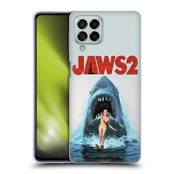 Jaws II Key Art Wakeboarding Poster Soft Gel Case for Samsung Galaxy M53 (2022)