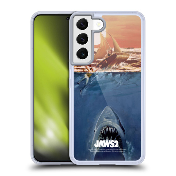 Jaws II Key Art Sailing Poster Soft Gel Case for Samsung Galaxy S22 5G