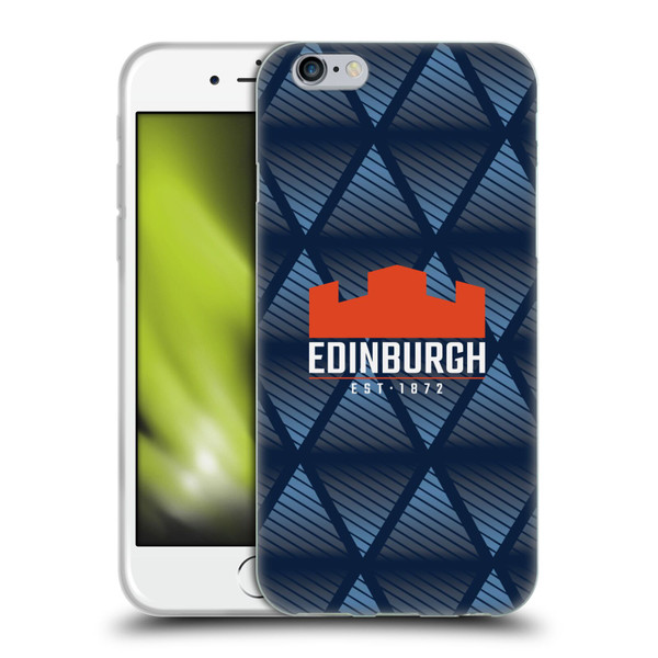 Edinburgh Rugby Graphics Pattern Soft Gel Case for Apple iPhone 6 / iPhone 6s