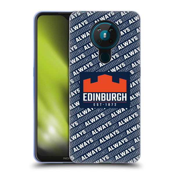 Edinburgh Rugby Graphics Logo Pattern Soft Gel Case for Nokia 5.3