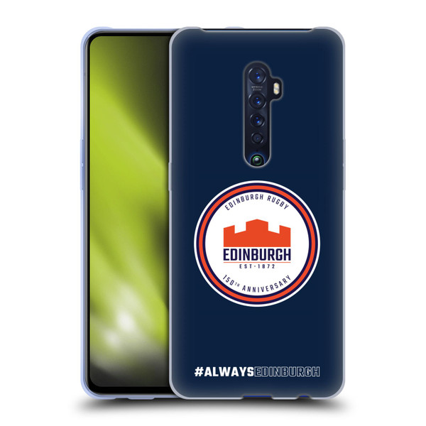 Edinburgh Rugby Graphics 150th Logo Soft Gel Case for OPPO Reno 2