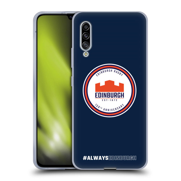 Edinburgh Rugby Graphics 150th Logo Soft Gel Case for Samsung Galaxy A90 5G (2019)