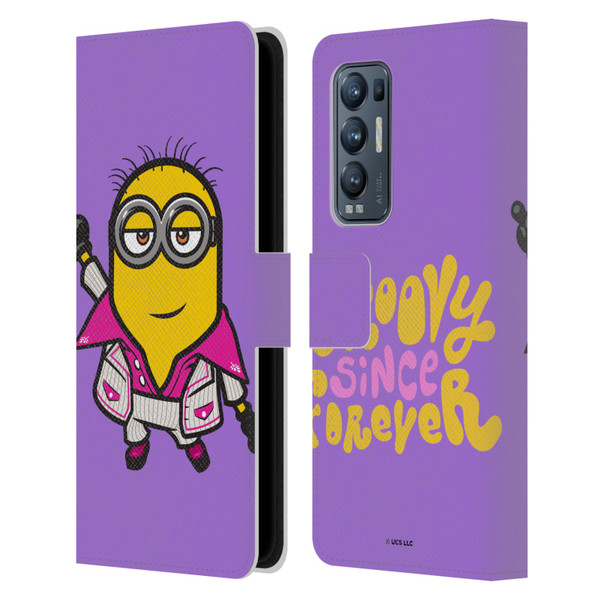 Minions Rise of Gru(2021) 70's Phil Leather Book Wallet Case Cover For OPPO Find X3 Neo / Reno5 Pro+ 5G