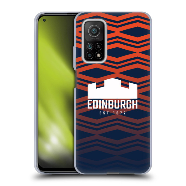 Edinburgh Rugby Graphics Pattern Gradient Soft Gel Case for Xiaomi Mi 10T 5G
