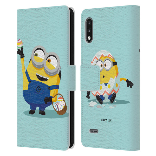 Minions Rise of Gru(2021) Easter 2021 Bob Egg Hunt Leather Book Wallet Case Cover For LG K22