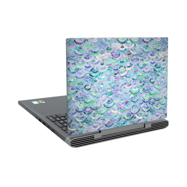 Micklyn Le Feuvre Marble Patterns Mosaic In Sapphire And Emerald Vinyl Sticker Skin Decal Cover for Dell Inspiron 15 7000 P65F