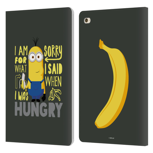 Minions Rise of Gru(2021) Humor Hungry Leather Book Wallet Case Cover For Apple iPad mini 4