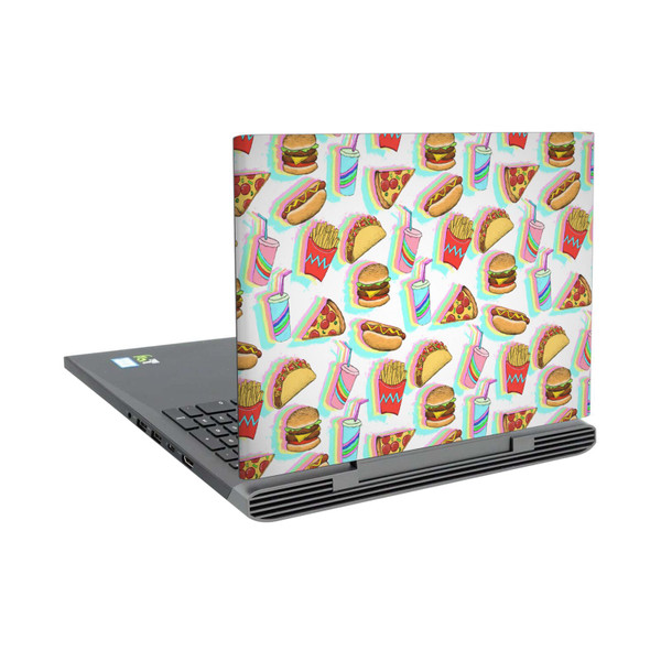 Micklyn Le Feuvre Patterns 2 Rainbow Fast Food Vinyl Sticker Skin Decal Cover for Dell Inspiron 15 7000 P65F