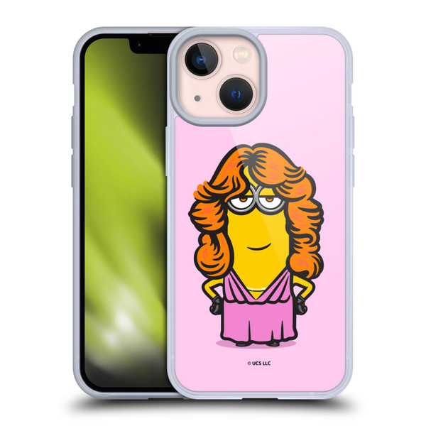 Minions Rise of Gru(2021) 70's Kevin Dress Soft Gel Case for Apple iPhone 13 Mini