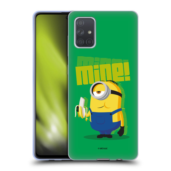 Minions Rise of Gru(2021) 70's Banana Soft Gel Case for Samsung Galaxy A71 (2019)