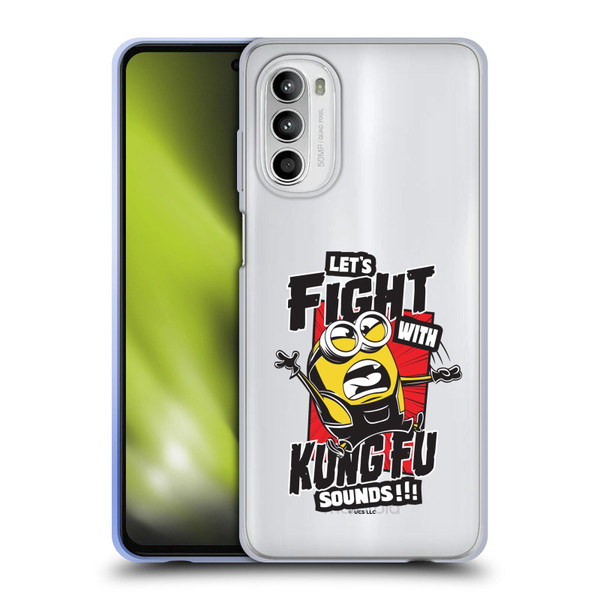 Minions Rise of Gru(2021) Asian Comic Art Kung Fu Soft Gel Case for Motorola Moto G52