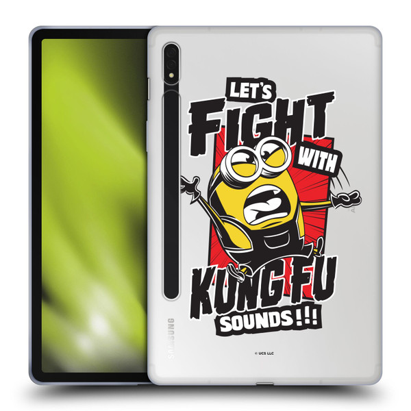 Minions Rise of Gru(2021) Asian Comic Art Kung Fu Soft Gel Case for Samsung Galaxy Tab S8
