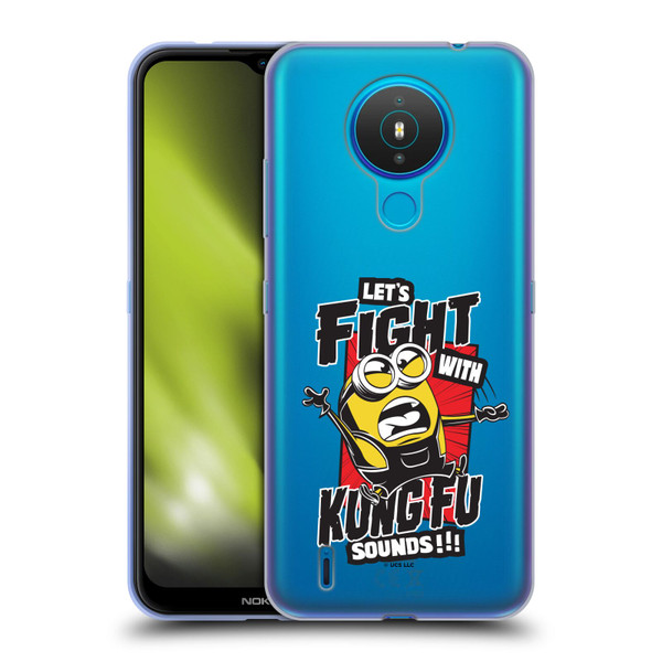 Minions Rise of Gru(2021) Asian Comic Art Kung Fu Soft Gel Case for Nokia 1.4