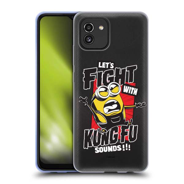 Minions Rise of Gru(2021) Asian Comic Art Kung Fu Soft Gel Case for Samsung Galaxy A03 (2021)