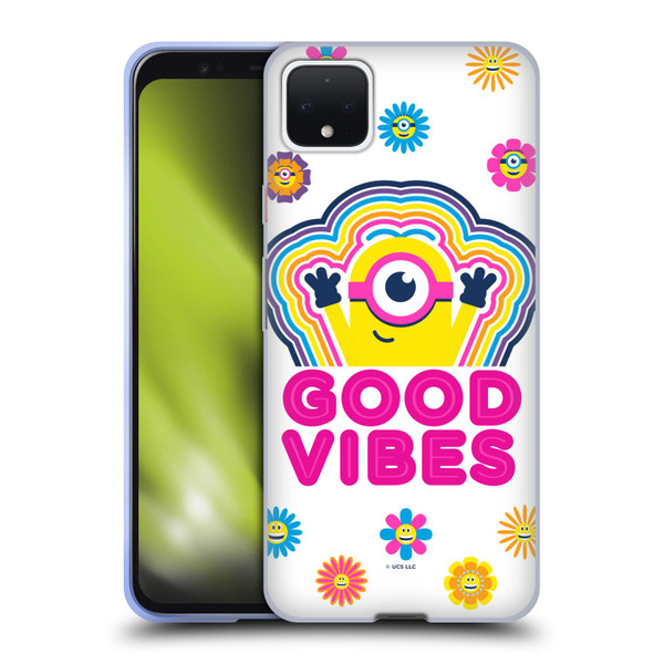 Minions Rise of Gru(2021) Day Tripper Good Vibes Soft Gel Case for Google Pixel 4 XL