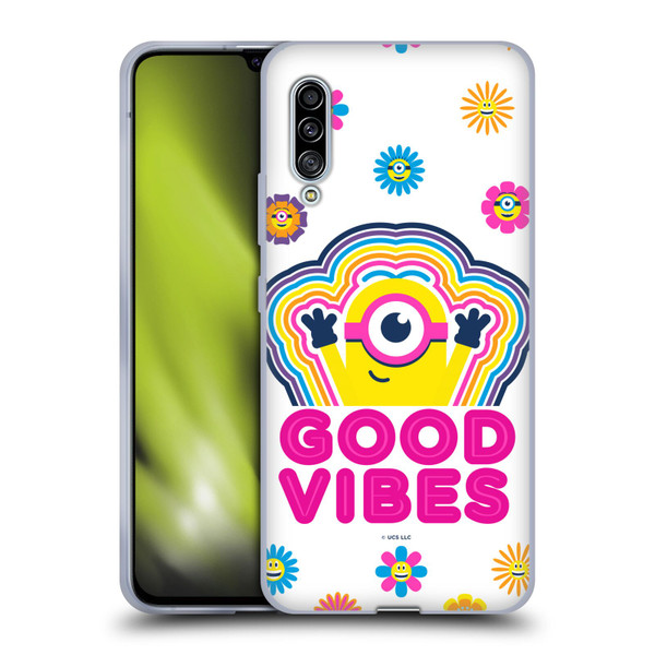 Minions Rise of Gru(2021) Day Tripper Good Vibes Soft Gel Case for Samsung Galaxy A90 5G (2019)