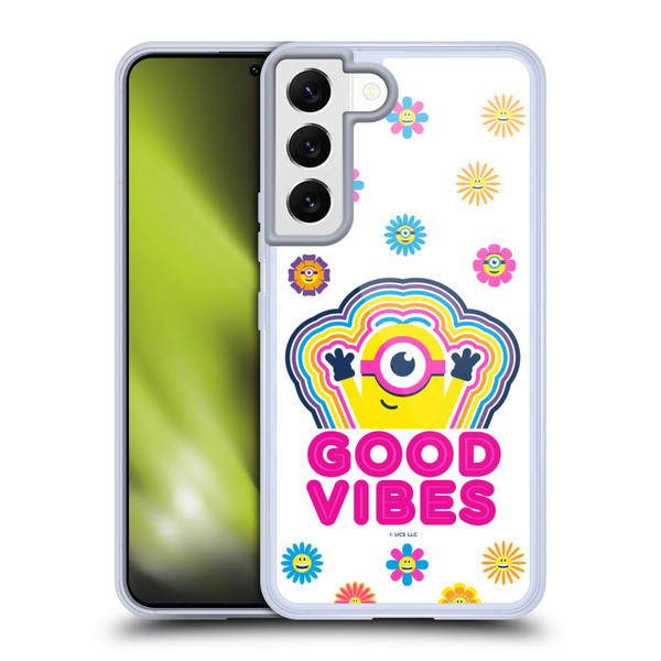 Minions Rise of Gru(2021) Day Tripper Good Vibes Soft Gel Case for Samsung Galaxy S22 5G