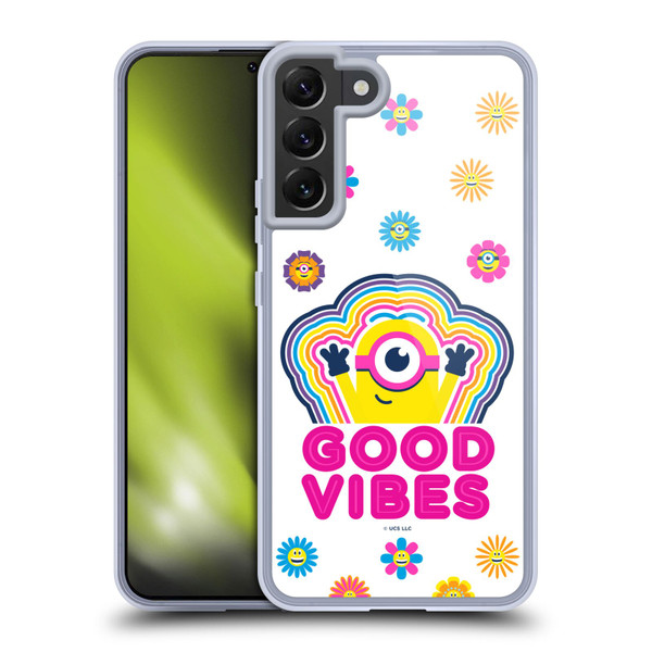 Minions Rise of Gru(2021) Day Tripper Good Vibes Soft Gel Case for Samsung Galaxy S22+ 5G