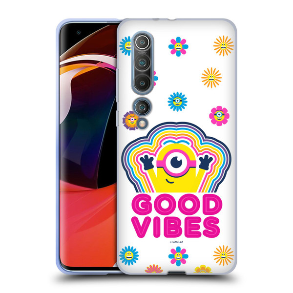 Minions Rise of Gru(2021) Day Tripper Good Vibes Soft Gel Case for Xiaomi Mi 10 5G / Mi 10 Pro 5G