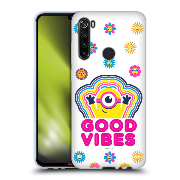 Minions Rise of Gru(2021) Day Tripper Good Vibes Soft Gel Case for Xiaomi Redmi Note 8T